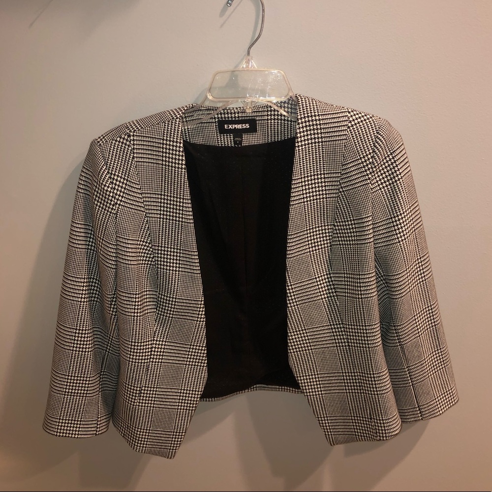 Express cropped blazer